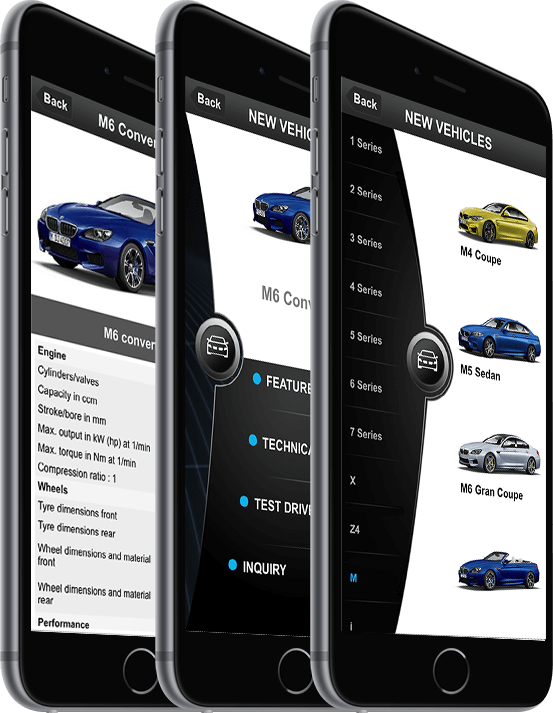 AlFardan Mobile App New Vehicles Screenshots